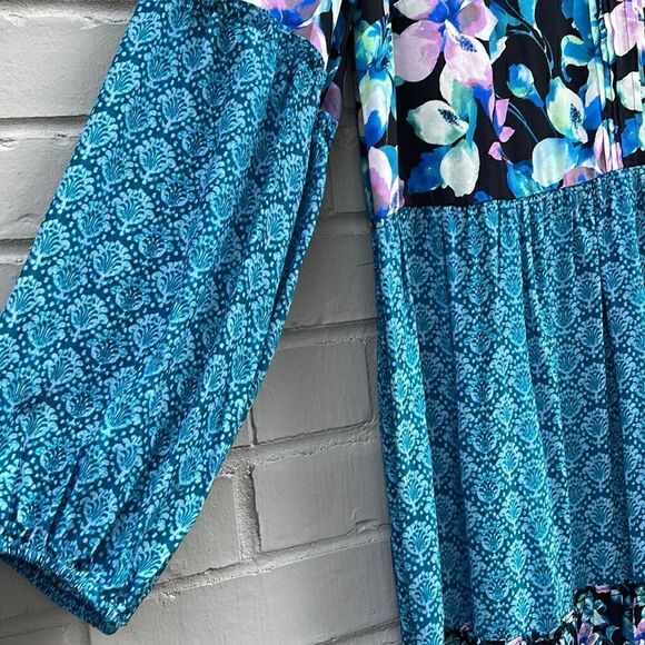 Soft Surroundings Night Bloom Dress Size M - Picture 6 of 8